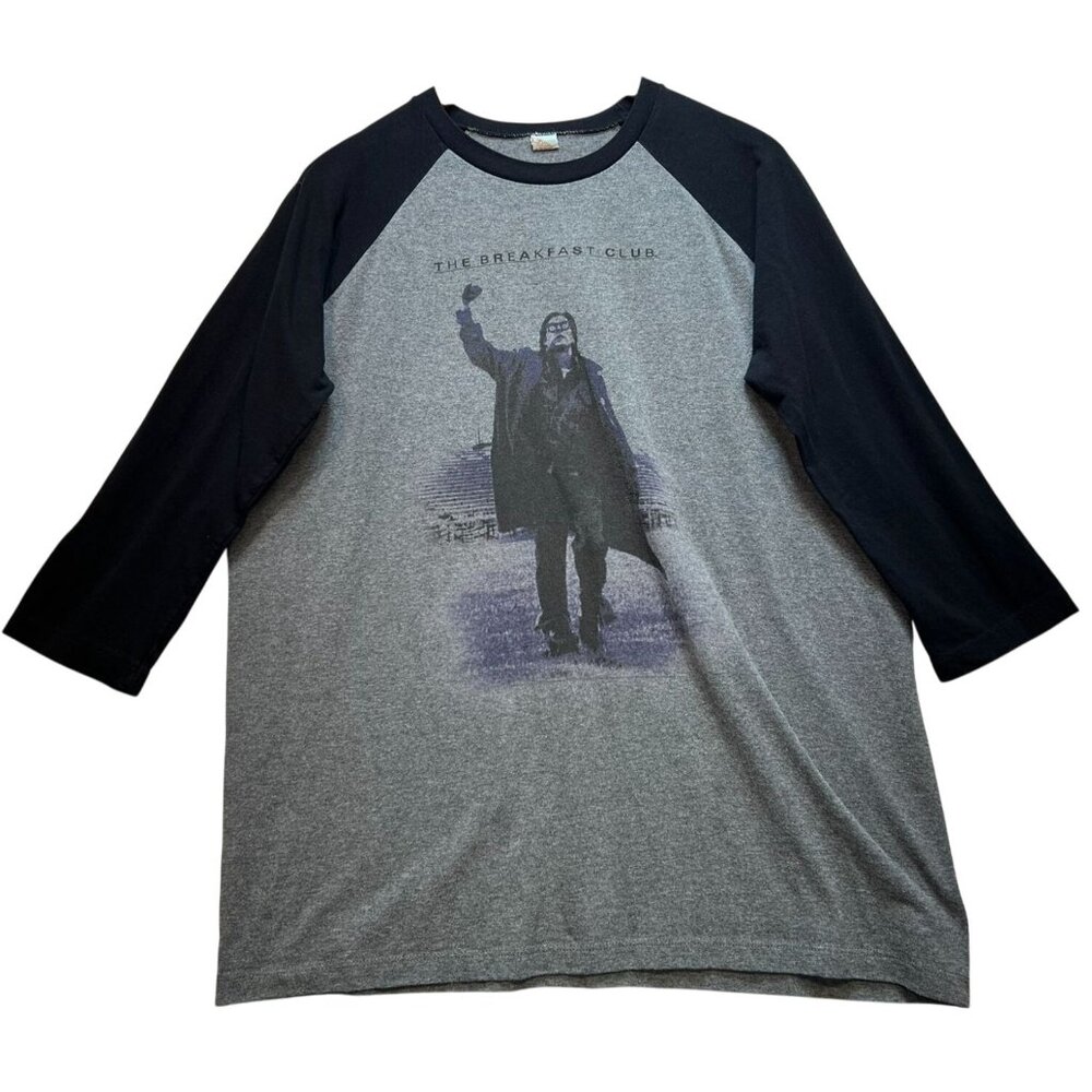 Pacific Classic The Breakfast Club Victory T-Shirt 3/4 Sleeve Size XL Gray Black